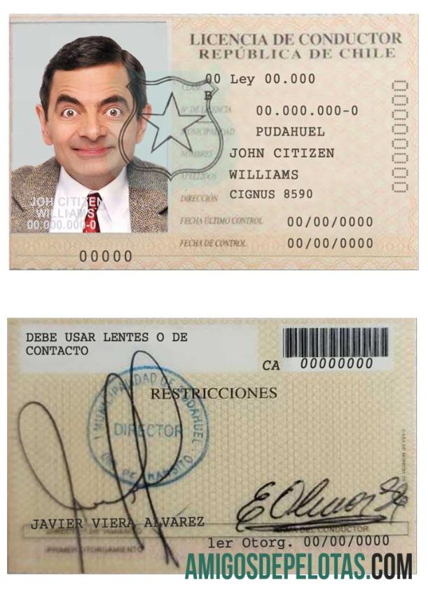 Carteira de motorista chilena baixar para verificação